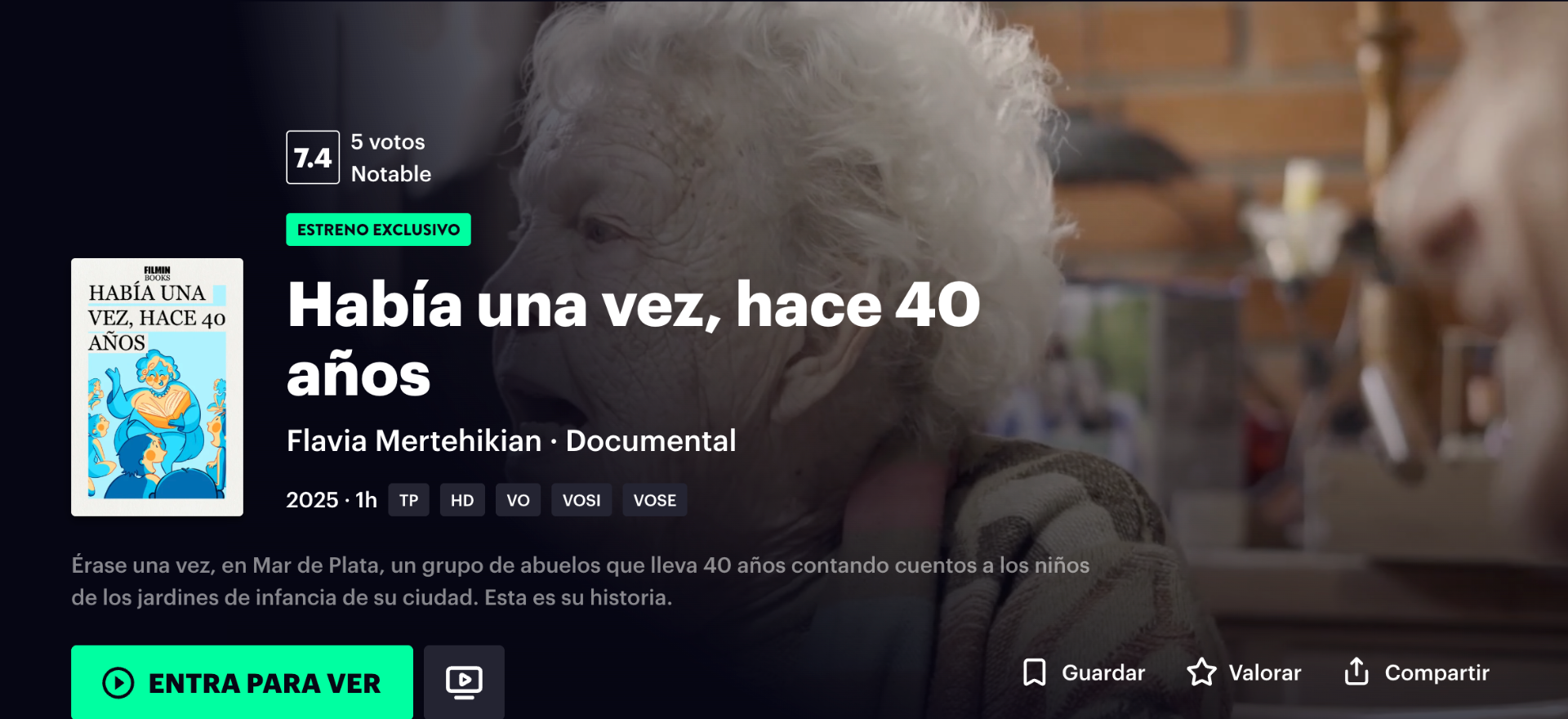 Disponible en Filmin